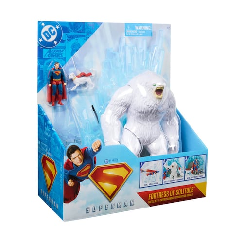Set de Figuras de la Película Superman Fortaleza 3 in