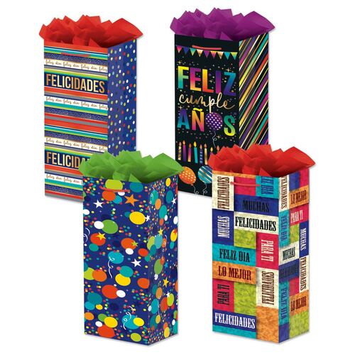 Bolsa para regalar botella