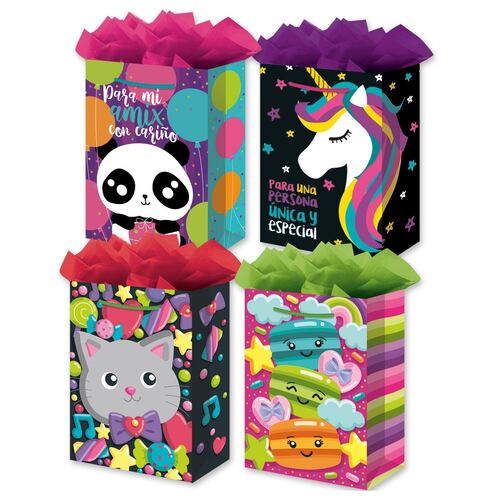 Bolsa para regalo tamaño mediana infantil