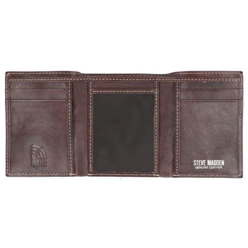 Billetera Trifold Steve Madden N80002/01 Café