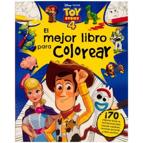 Toy Story 4. Libro de pegatinas: Con pegatinas reutilizables (Tapa blanda)  · De 3 a 5 · El Corte Inglés
