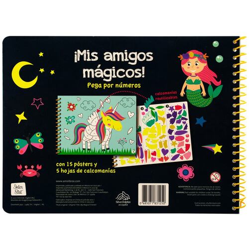 Pega por números mis amigos mágicos