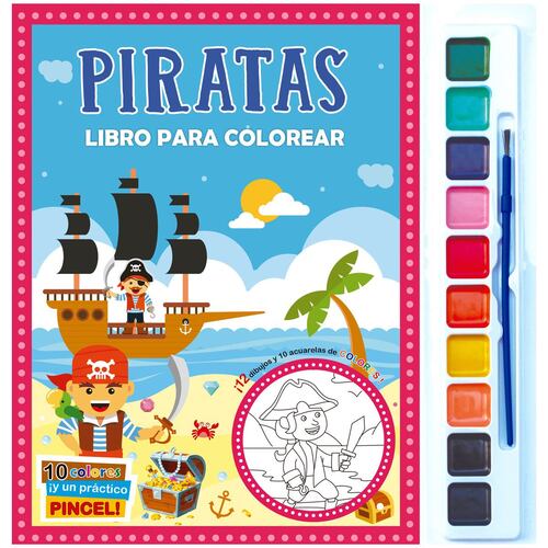 Libro para colorear: Piratas