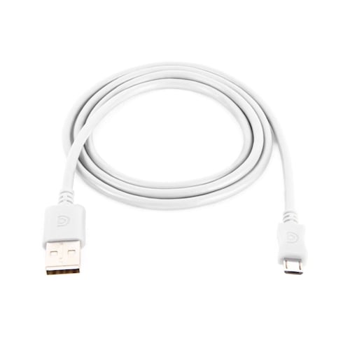 Cable Griffin USB-Micro-USB Blanco 90C