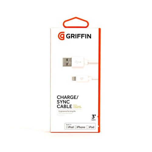Cable Griffin Lightning 91CM Blanco