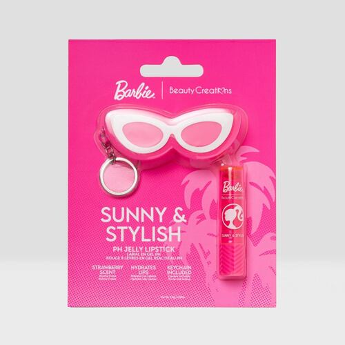 Labial Beauty Creations X Barbie "Sunny & Stylish" PH Jelly Lipstick Keychain