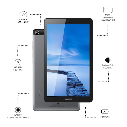 Huawei MediaPad T3 7" 8 GB Gris