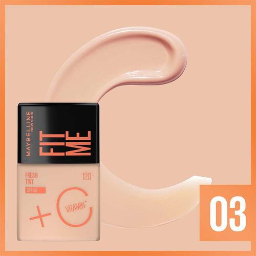 Tinta de Maquillaje Fit Me Fresh Tint SPF50 03 As