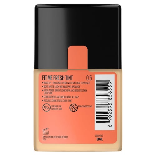 Tinta de Maquillaje Fit Me Fresh Tint SPF50 0.5 As X