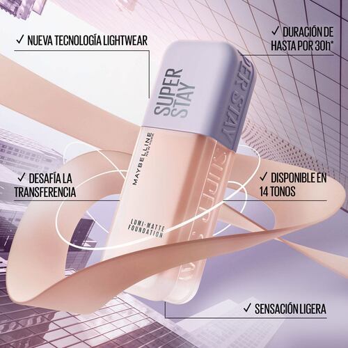 Base de Maquillaje Superstay Lumi Matte 110 As X