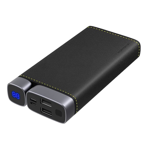 Set de Batería Portátil Tech2 10,000 mAh + Cargador Inalámbrico 10W Negro a  precio de socio