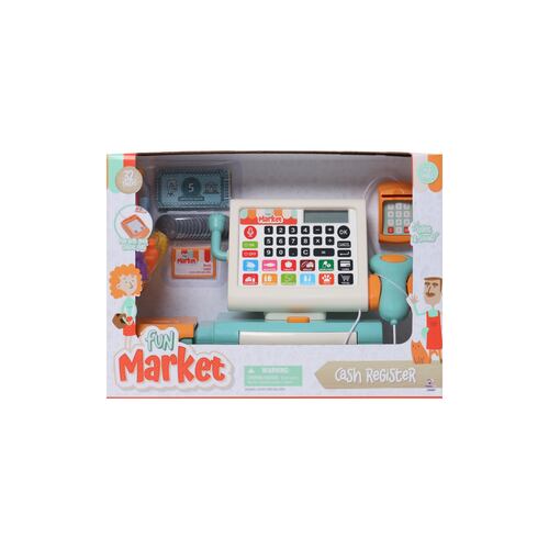Set de Juego Caja Registradora Escaner Fun Market