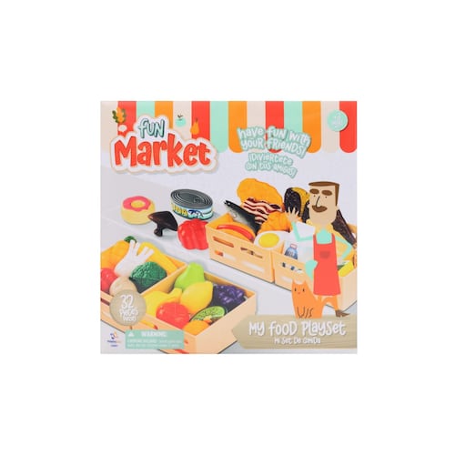 Mi Set de Comida 32 Piezas Fun Market