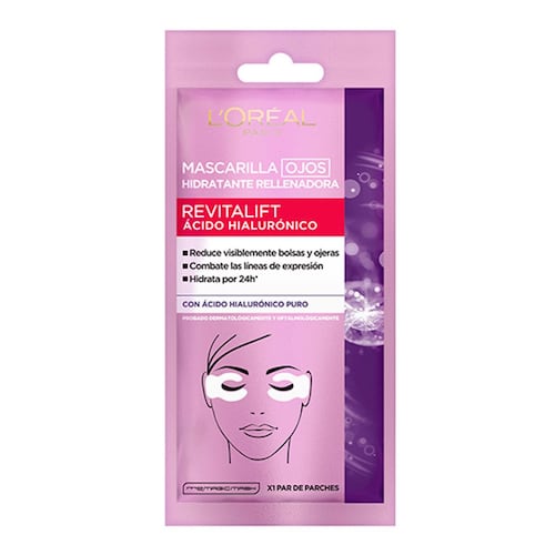 Mascarilla Facial L'Oréal Revitalift Ojos Ácido Hialurónico 6 g