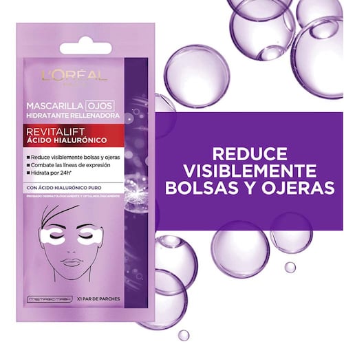 Mascarilla Facial L'Oréal Revitalift Ojos Ácido Hialurónico 6 g