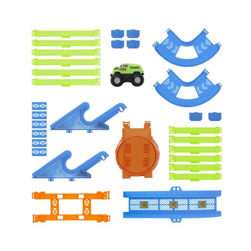 Set de Juego Autopista Puente de Acrobacias Sky Trux