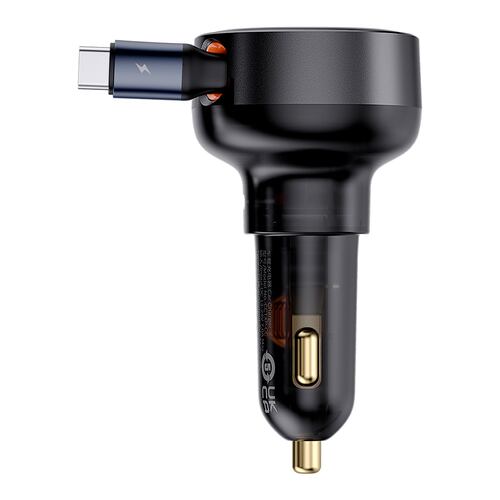 Cargador Retráctil Baseus para Auto 60W Tipo C