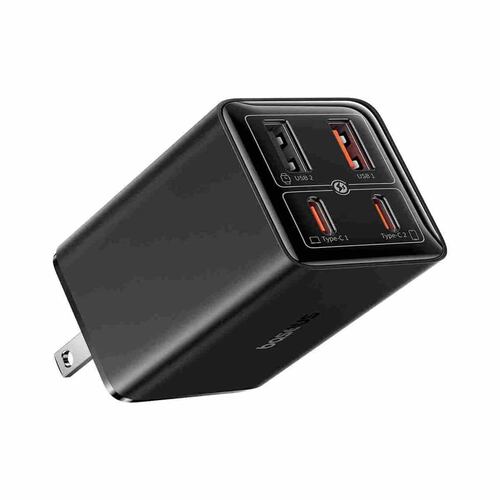 Cargador Baseus 65W Gan 6 Pro Carga Rápida 4 Puertos
