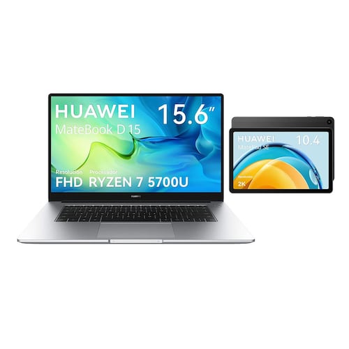 Laptop Huawei MateBook D15 Ryzen 7 16G 512G + TAB  4+64G