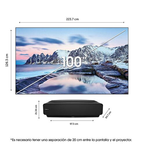 Hisense Laser TV 4K Android TV 100" (100L5F)