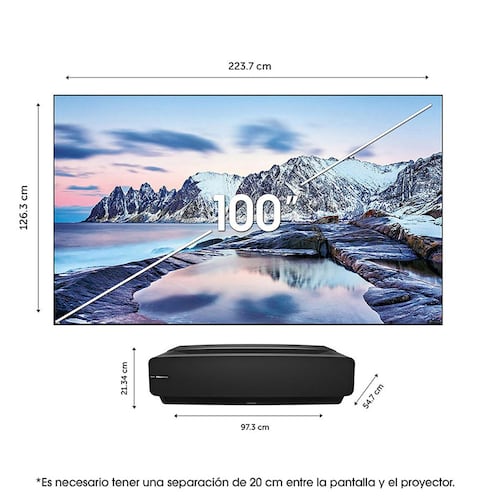 Hisense Laser TV 4K Android TV 100" (100L5F)