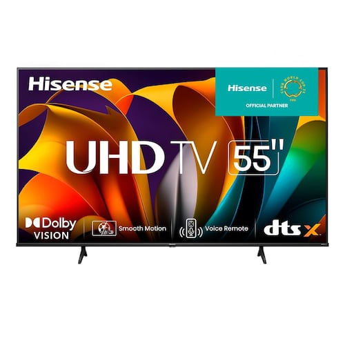 Pantalla Google TV Hisense de 55 Pulgadas 4K 55A6N