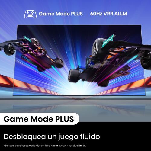 Pantalla Google TV Hisense de 55 Pulgadas 4K 55A6N