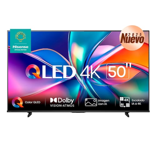 Pantalla Hisense de 50 Pulgadas Qled 4k 50qd6qv