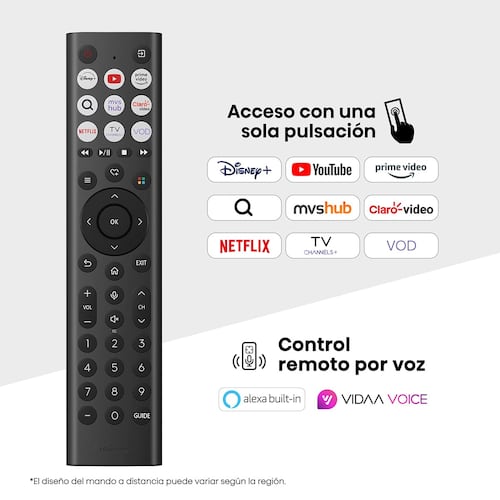 Pantalla Hisense de 55 Pulgadas Qled 4K 55qd6qv