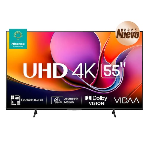 Pantalla Hisense de 55 Pulgadas 4K 55a65nv