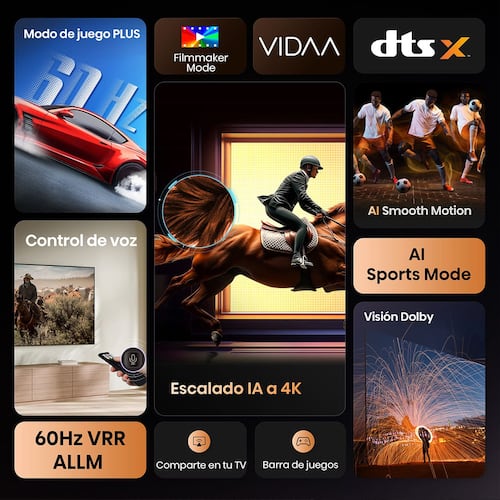 Pantalla Hisense de 55 Pulgadas 4K 55a65nv
