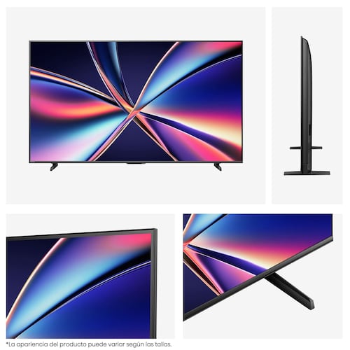 Pantalla Hisense de 55 Pulgadas Mled 4K 55u6qv