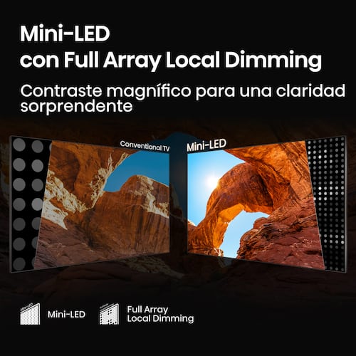 Pantalla Hisense de 55 Pulgadas Mled 4K 55u6qv