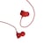 Audífono alámbrico REMAX rm502 rojo