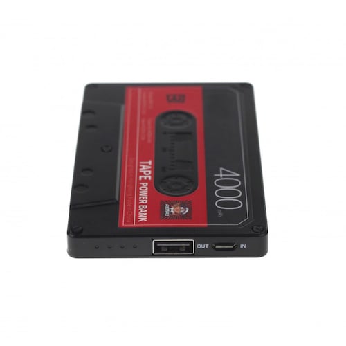 Cargador Tape 4,000 MAH Rojo/Negro