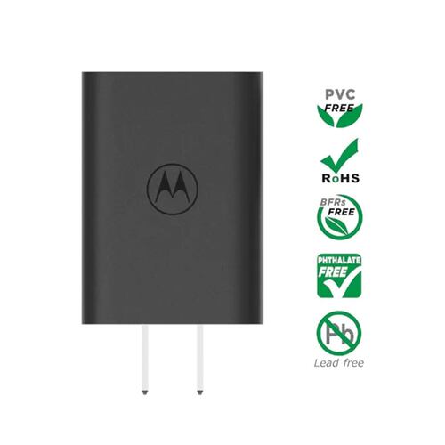 Cargador Motorola USB-C 68W Universal de Carga Rápida