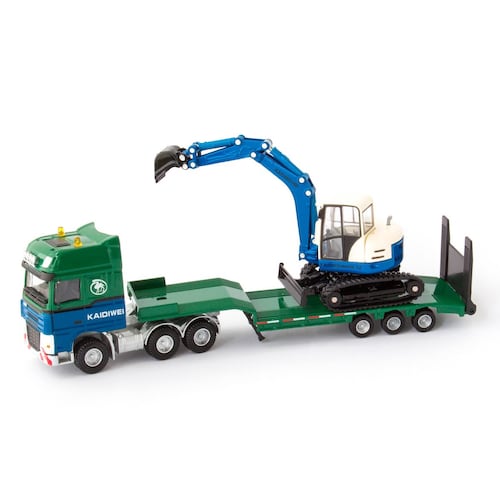 Low Loader With Excavator 1:50