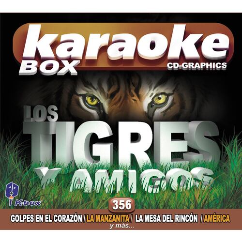 CD Karaoke Box-Los Tigres  y Amigos