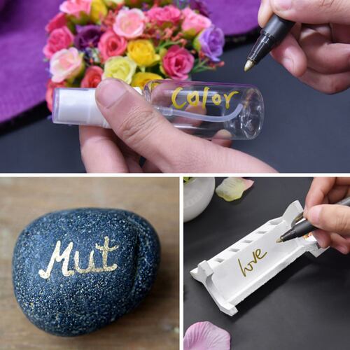 Estuche con 10 Plumones Metálicos Jommy