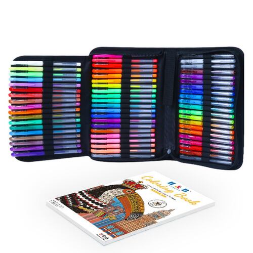 Estuche 120 Plumas de Gel Jommy