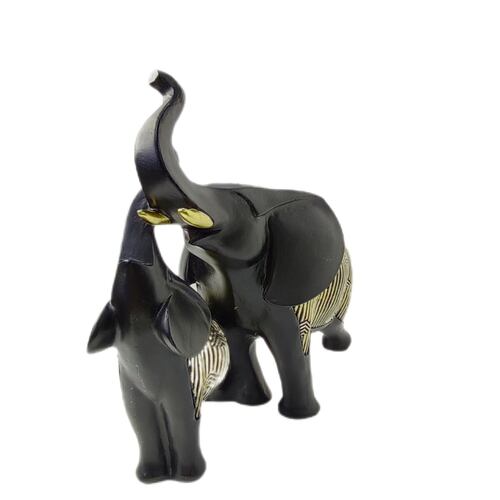 Figura Decorativa JOMMY de Dos Elefantes Jugando