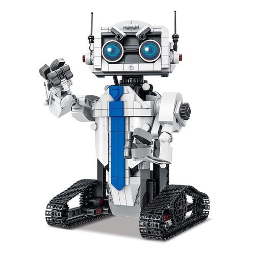 Rompecabezas de Bloques White Robot
