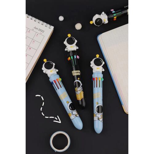 Pluma Intercambiable 10 Colores Astronaut Jommy