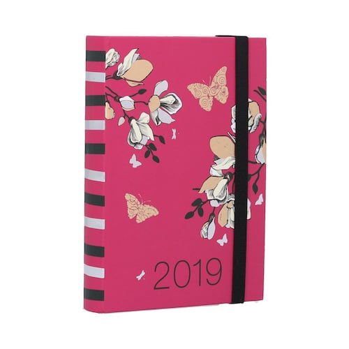Agenda 2019 rosa floral