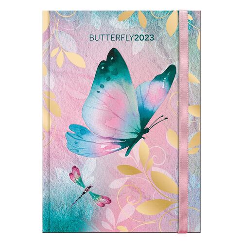 Agenda butterfly book 2023