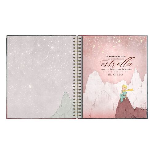 Agenda lpp espiral diaria flor 2023