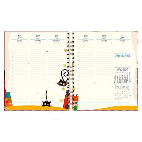 Agenda cats cuaderno espiral 2023 Agenda cats cuaderno espiral 2023