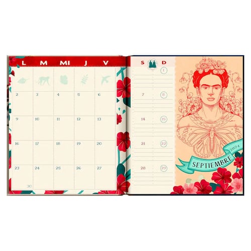 Agenda Premium Paper Frida Kahlo Semanal 2024