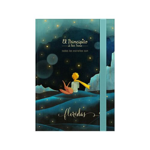 Libreta Mediana Premium Paper con Tapa Dura Diseño Principito
