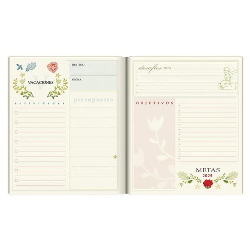 Agenda Semanal El Principio 2025 Premium Paper